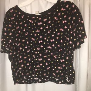 Floral crop top